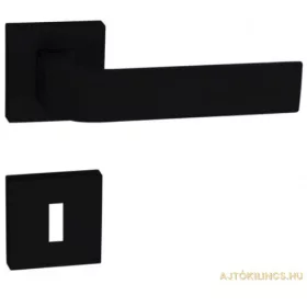 Cinto Quadrat Muster schwarze farbe PZ Knopf/Türknauf