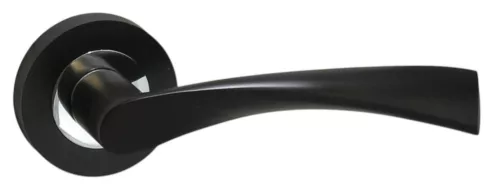 Rozetă rotundă Gréta Pro Negru Doar mâner pe rozeta superioară