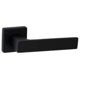   Rozeta kwadratowa Roxane Q706 Tylko czarna Klamka na rozecie górnej