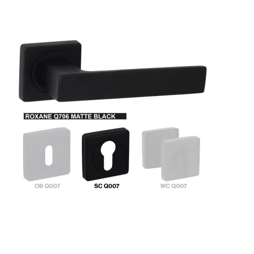 Roxane quadratische Anordnung Q706 Schwarz PZ