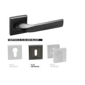 Rozeta kwadratowa Vertico A 12 30 Czarna BB