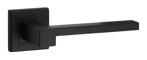 Safir Rozetă pătrată Negru Doar mâner pe rozeta superioară