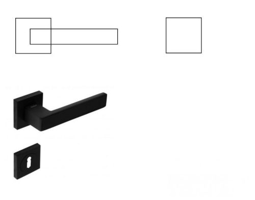 Boxer Quadratmuster schwarze farbe BB Knopf/Türknauf