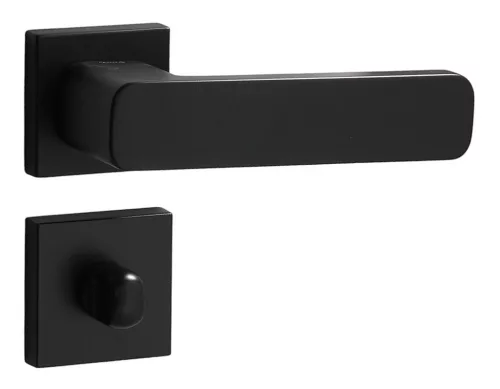 WC cu rozetă pătrată Mira Premium Negru