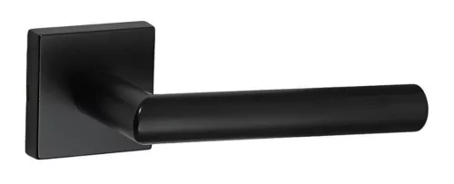 Rozetă Elle Pătrată Negru Doar mâner pe rozeta superioară