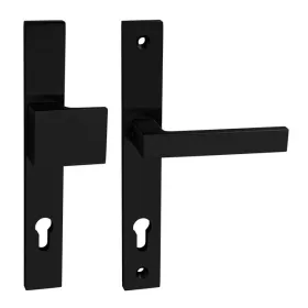 Bezpečnostné tlačidlo / rukoväť Salvo čierna 90 mm PZ