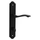 Madeira Ajtókilincs Fekete Felület 78 mm WC