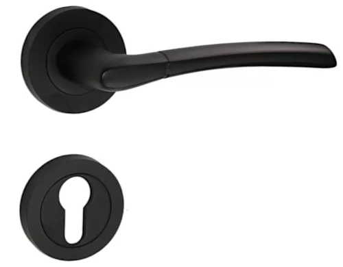 Figo Okrúhla rozeta Čierny povrch PZ