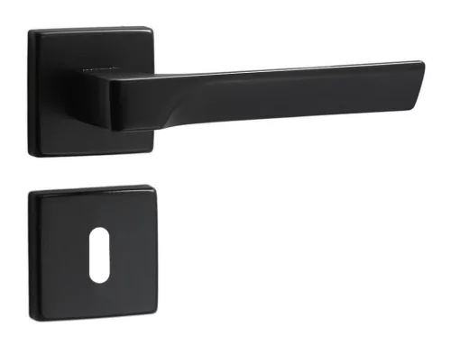 Rozetă pătrată italiană Flash Negru BB