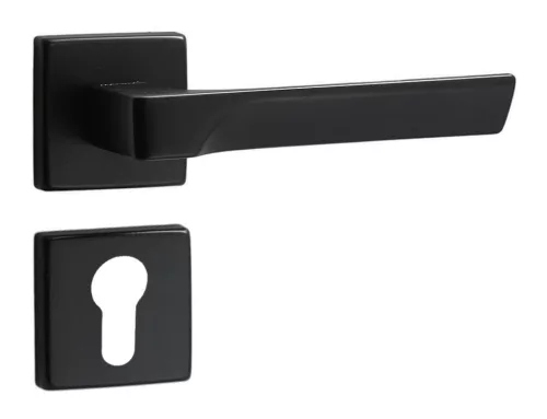 Flash rozeta Italian Pătrată Negru PZ