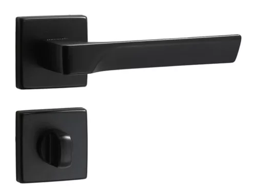 Flash Rozetă pătrată italiană Negru WC