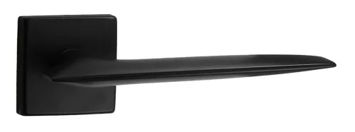 Rozetă Hygge Italian Pătrată Negru Doar mâner pe rozeta superioară