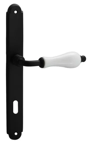 Samoha-Diána Pajzsos Fehér Porcelán Betétes Fekete 55 mm BB