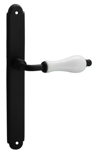 Samoha-Diána Pajzsos Fehér Porcelán Betétes Fekete Lyuk Nélküli