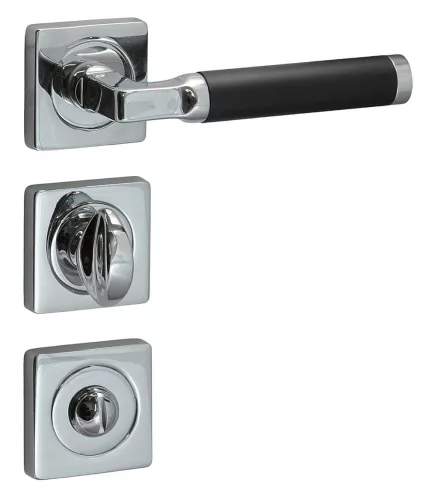 WC neagră cu Rozetă rotundă Parisienne