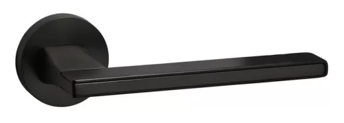 Alpha Rozetă rotundă Negru Doar mâner pe rozeta superioară