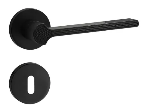 Rozetă rotundă Art Deco „G03” Negru BB