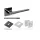 BUSSARE CLASSIC Bravo Square A-45-70 Nichel Negru BB