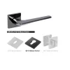 BUSSARE CLASSIC Bravo Square A-45-70 Nichel Negru PZ