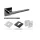 BUSSARE CLASSIC Bravo Square A-45-70 Nichel Negru PZ