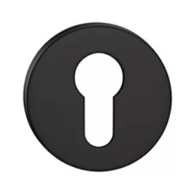   Runde Rosette Martin Schwarz farbe PZ Bottom Top Schlossabdeckung