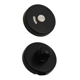   Runde Rosette Martin WC Abdeckung mit Dichtung von unten nach oben in schwarzer farbe