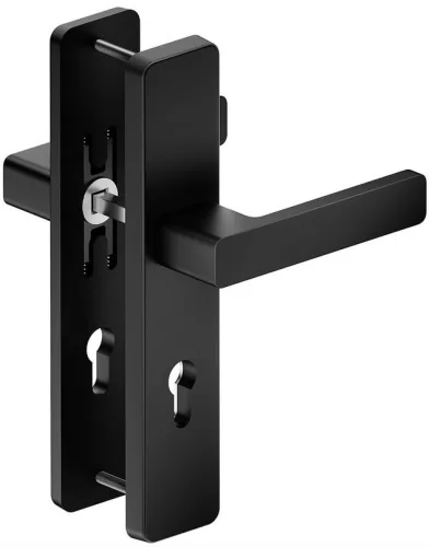 ATLAS külső ajtókilincs 72 mm fekete 50 mm-es ajtókhoz - RC2 osztály