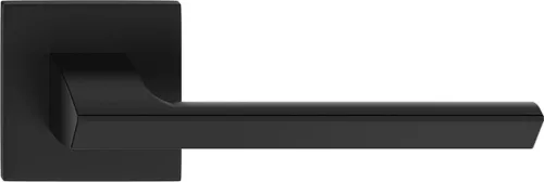 QUANTA nyél négyzet alakú K rozettás - FIT rozettás 6mm fekete Csak kilincs felső rozettán