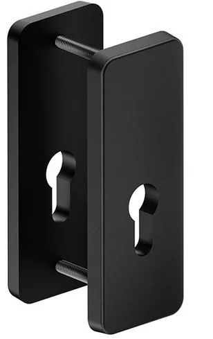 ATLAS kilincshez való kültéri ajtó felső lemez fekete 46-88 mm-es ajtókhoz nagy
