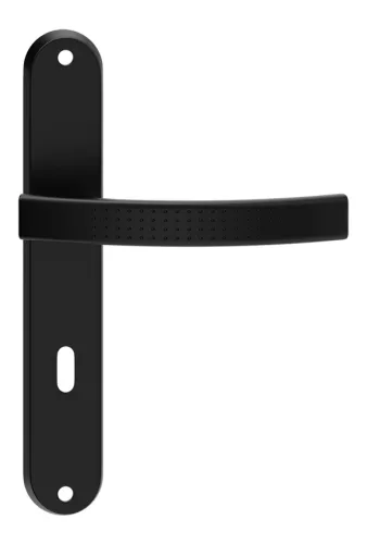 ASTRA pajzsos ajtókilincs fekete 90 mm BB