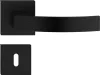 BARCELONA ajtókilincs szögletes K-rozettás fekete BB