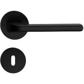   DIVA/DISCO ajtókilincs kerek rozettás R - rozettás FIT 6mm fekete BB