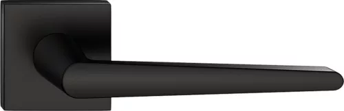 ARROW ajtóajtókilincs négyzet alakú Q-rozettás fekete - CORONA PREMIUM Csak kilincs felső rozettán