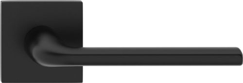 BELLA ajtóajtókilincs négyzet alakú rozettás Q SLIM vékony fekete Csak kilincs felső rozettán