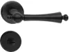 CENTURY ajtókilincs kerek rozettás R CLASSIC fekete - CORONA PREMIUM WC
