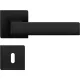 CUBE ajtóajtókilincs szögletes rozettás fekete BB