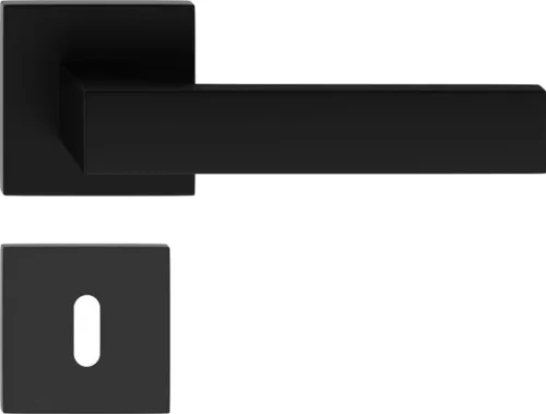 CUBE nyél szögletes rozettás Q SLIM vékony fekete BB