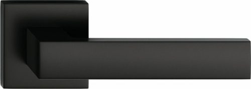 FOCUS ajtókilincs szögletes rozettás fekete - CORONA PREMIUM Csak kilincs felső rozettán