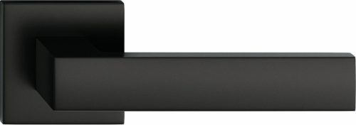 FOCUS ajtóajtókilincs négyzet alakú rozettás Q SLIM vékony fekete - CORONA PREMIUM Csak kilincs fel