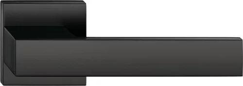 GRAND ajtókilincs szögletes rozettás fekete - CORONA PREMIUM Csak kilincs felső rozettán