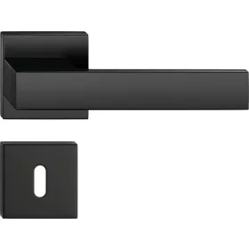   GRAND ajtókilincs szögletes rozettás fekete - CORONA PREMIUM BB