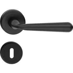   HANDY ajtókilincs kerek rozettás R CLASSIC fekete - CORONA PREMIUM BB