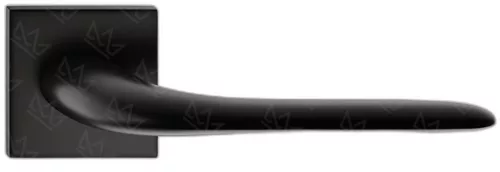 MOON ajtóajtókilincs szögletes rozettás Q SLIM fekete - CORONA PREMIUM Csak kilincs felső rozettán