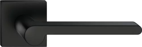 PANDORA ajtóajtókilincs négyzet alakú Q jelzéssel fekete - CORONA PREMIUM Csak kilincs felső rozett