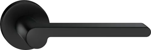 PANDORA ajtókilincs kerek R rozettás fekete - CORONA PREMIUM Csak kilincs felső rozettán