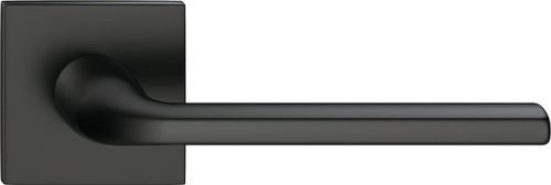 SCANDI ajtóajtókilincs négyzet alakú rozettás Q SLIM vékony fekete - CORONA PREMIUM Csak kilincs fe