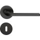 SCANDI ajtókilincs kerek rozettás R SLIM vékony fekete - CORONA PREMIUM BB