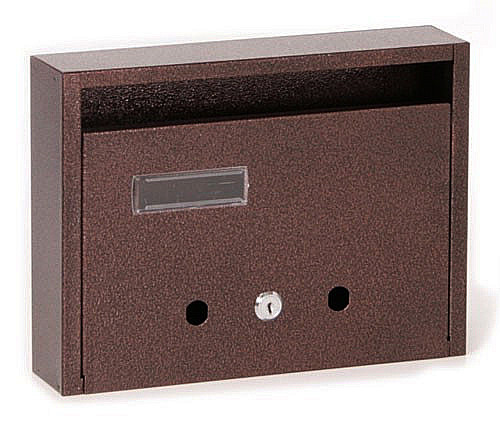 Lépcsőházi Postaláda (Ibiza) 310Mm X 230Mm X 60Mm  Felfele Nyíló Névjegy Bronz