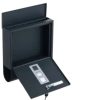 Mailbox Start Design Black with Newspaper Holder