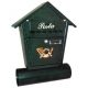 Mailbox Spi 1 Antique Green Tent Top, Newspaper Holder